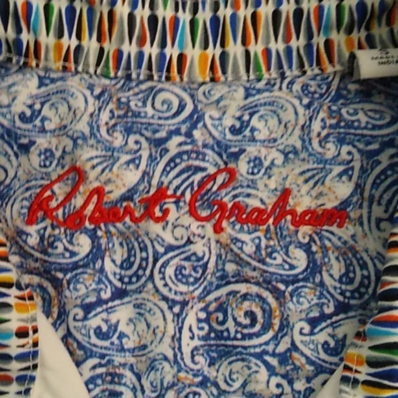 ROBERT GRAHM LIME TEQUILA BUTTON DOWN, SHORT SLEEVE SHIRT - Picture 5 of 11